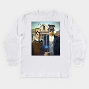 American Gothic Kids Long Sleeve T-Shirt